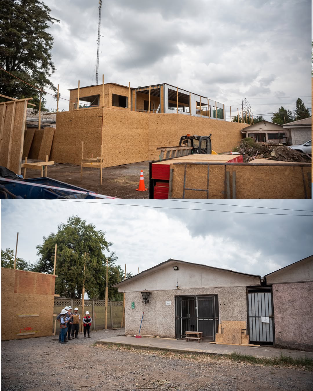 Avance de la construcción del futuro SAR de Paine